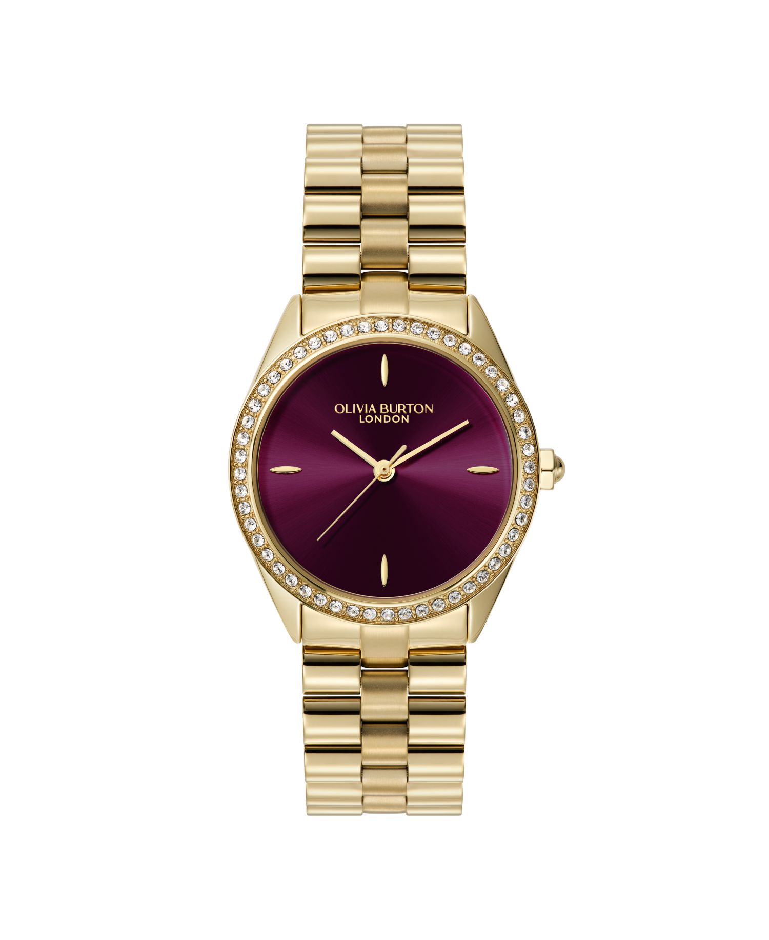Women's Bejewelled Le Gold Tone Stainless Steel Bracelet Watch, 34mm