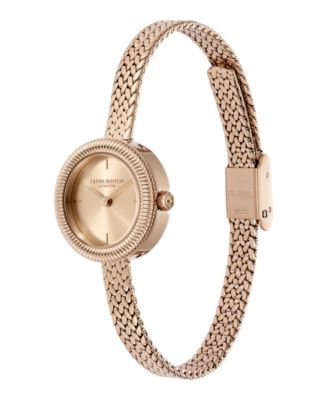 Women's Finery Rose Gold Tone Stainless Steel Mesh Bracelet Watch, 20mm