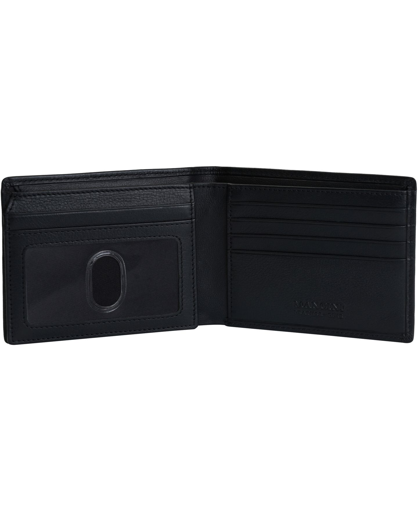 Мужской кошелёк Mancini Sonoma RFID Secure Left Wing Wallet, цвет: Чёрный — фото 3