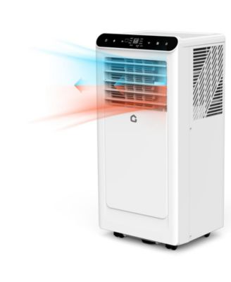 10,000 BTU Portable AC, 4-in-1 Cooling, Heater, Fan & Dehumidifier with Remote for 450 Sq.Ft Rooms