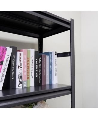 Storage Shelves 5 Tier Heavy Duty Metal Shelving Unit Adjustable Shelving Units and Storage Rack Kitchen Garage Shelf H72  W47.2  D23.6