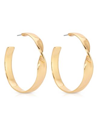 Heirloom Twist Medium Hoops Earrings