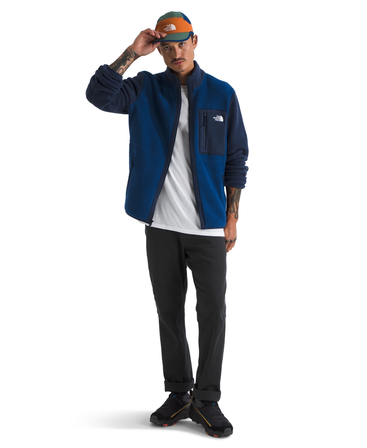 Men's Yumiori Full Zip Jacket - Estate Blue/summit Navy/summit Navy