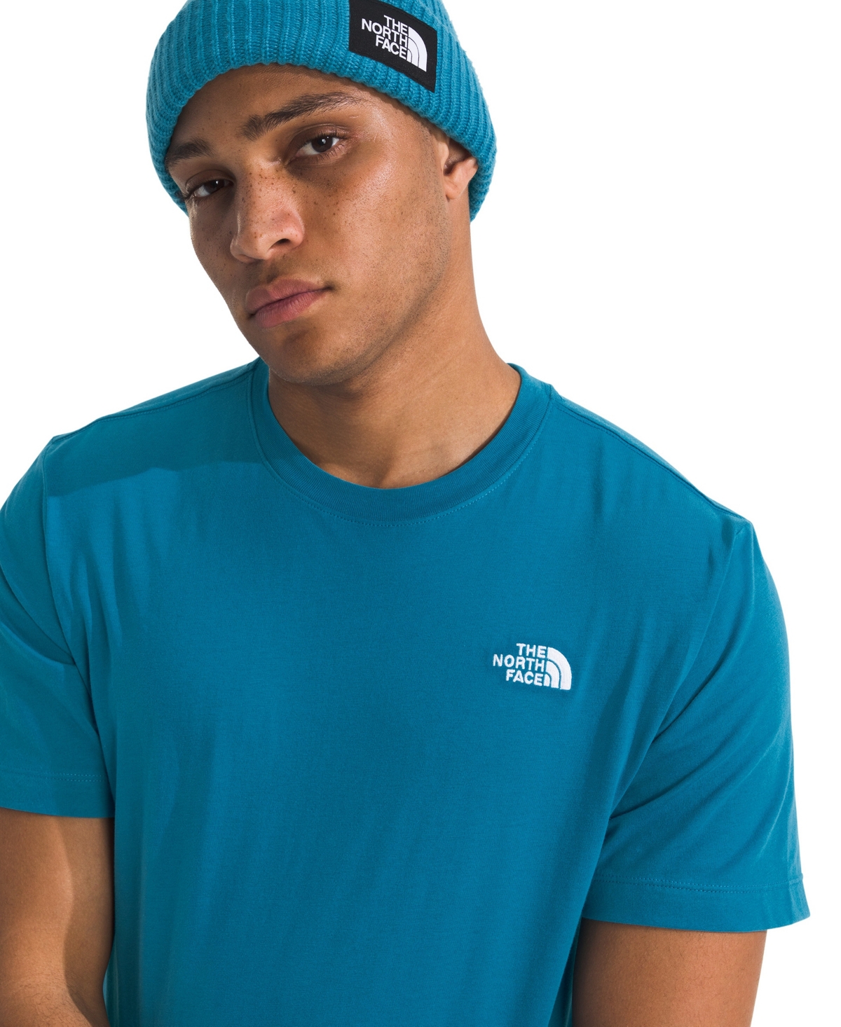 The North Face Men's Evolution Simple Dome Short Sleeve T-shirt In Blue