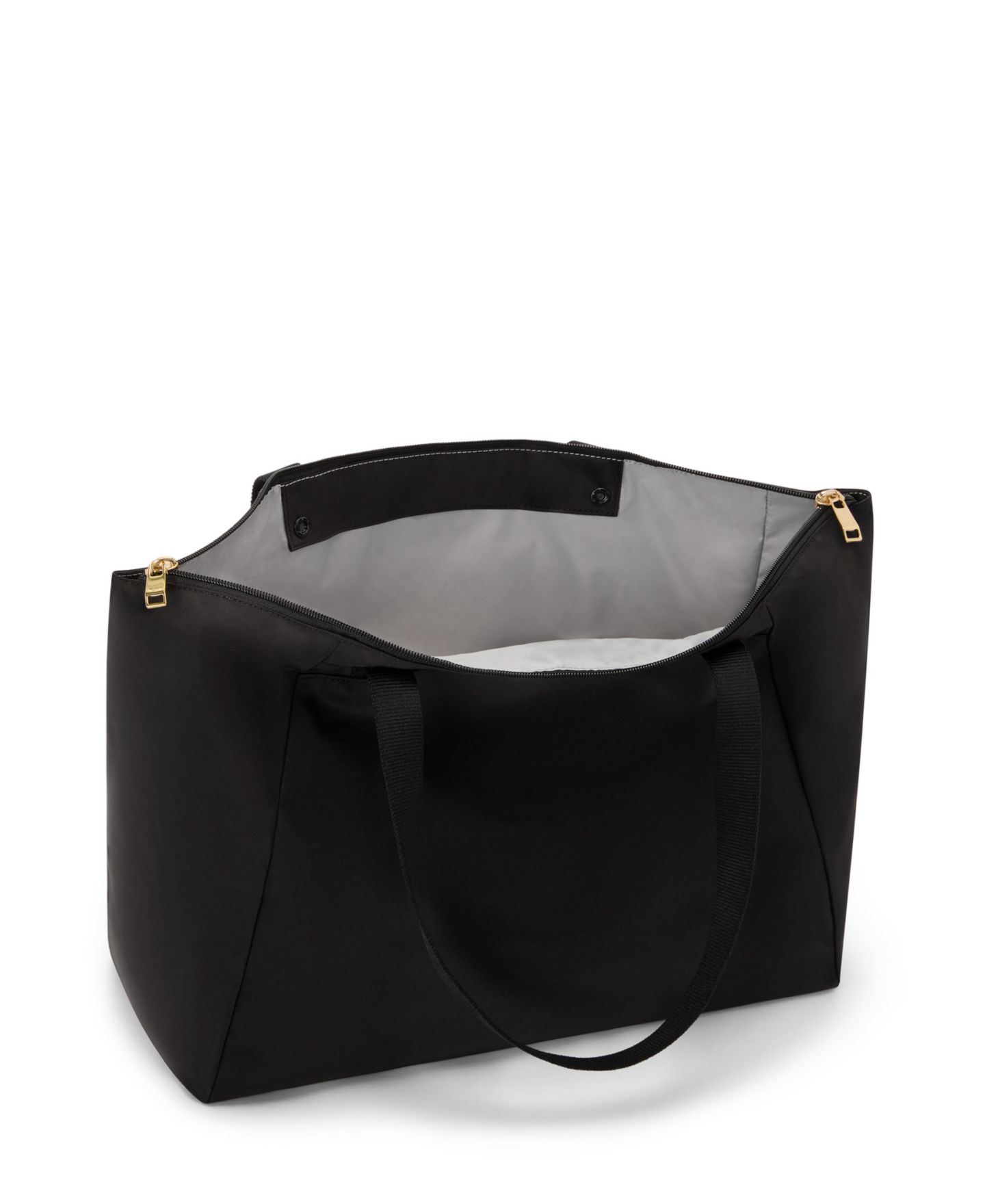 Сумка TUMI Voyageur 12" Just In Case Packable Travel Tote, Medium, цвет: Чёрный / Золотой — фото 2