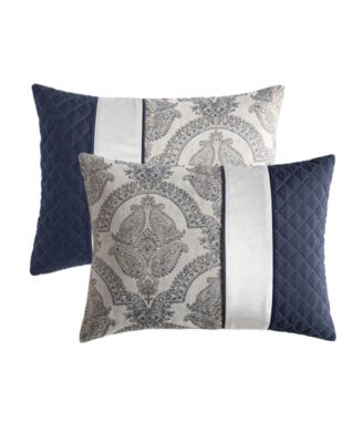 Teisha Damask 14-Pc. Comforter Set, Queen