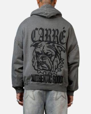 Men's Bulldog Premium Hoodie, XXLarge, Grey