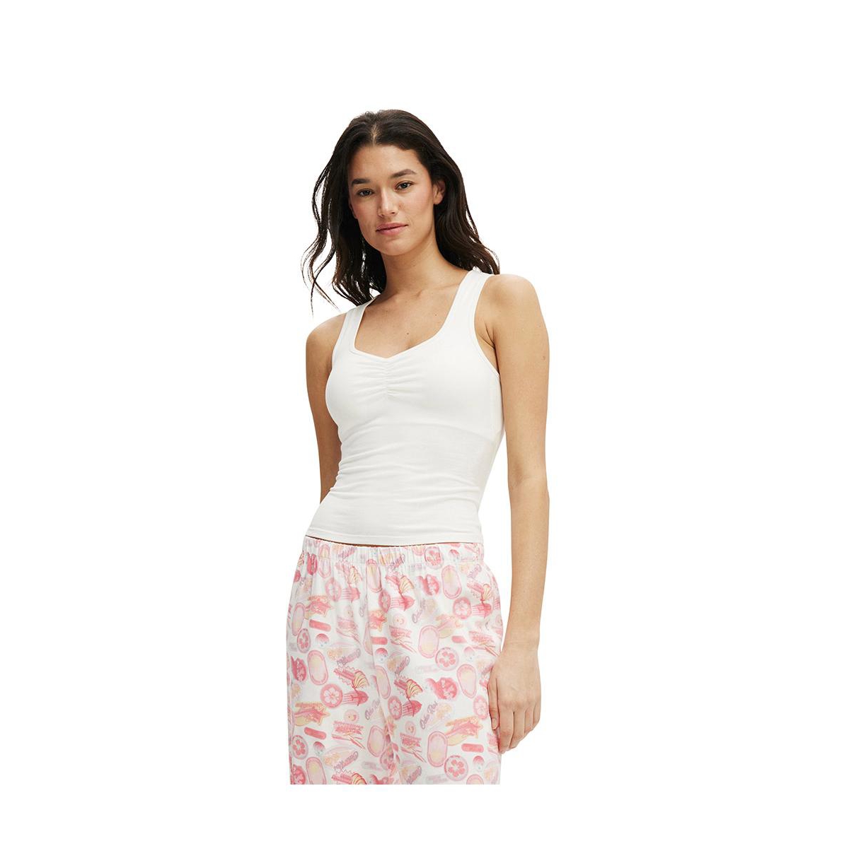 Women's Departure Lounge Scoop Tank - Blushing bride