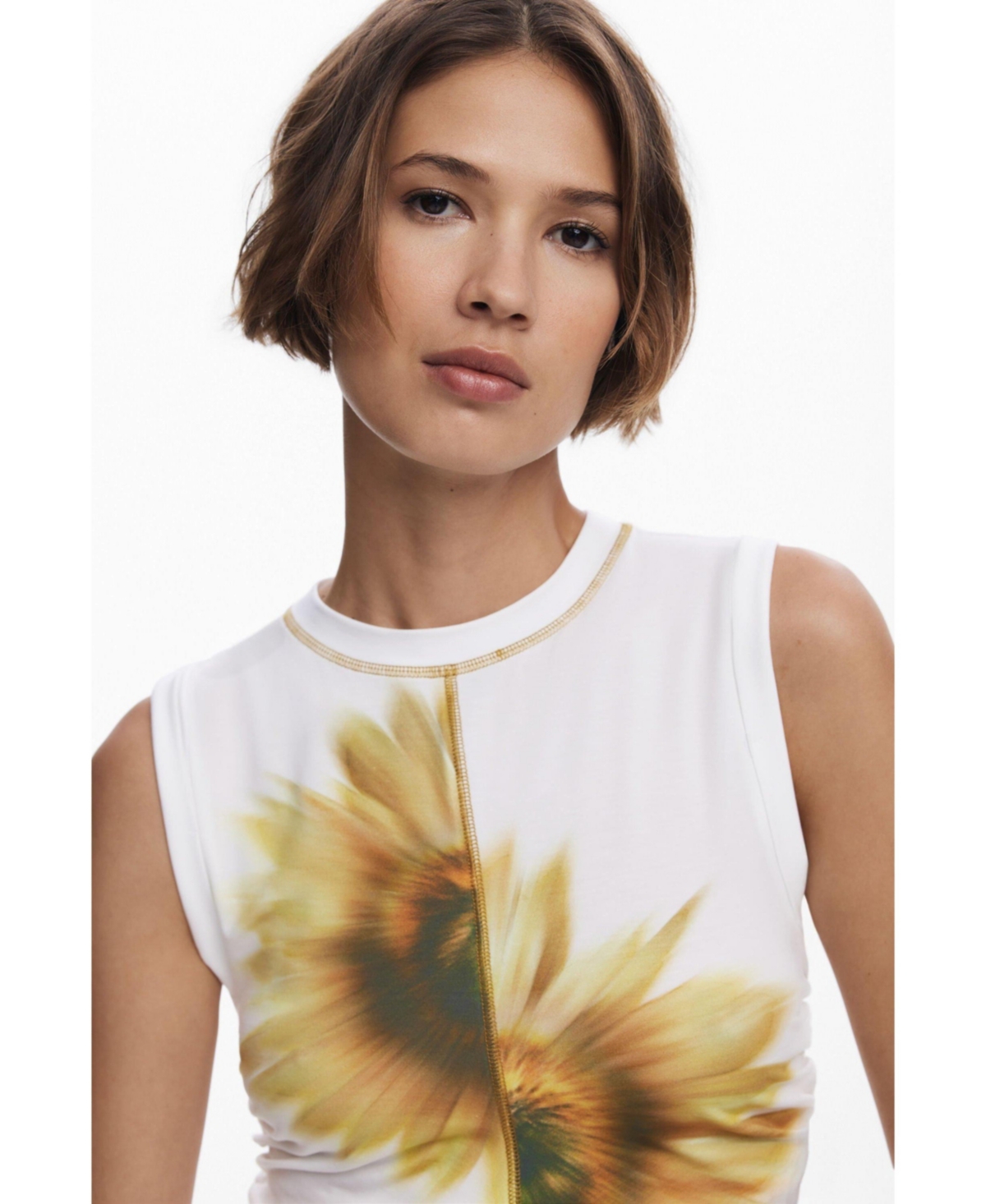 Desigual Women's Sunflower Lyocell T-shirt