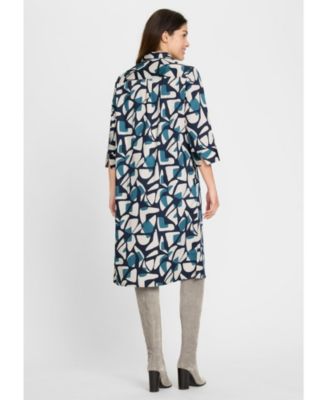 Women's Modern Graphic Shirt Dress