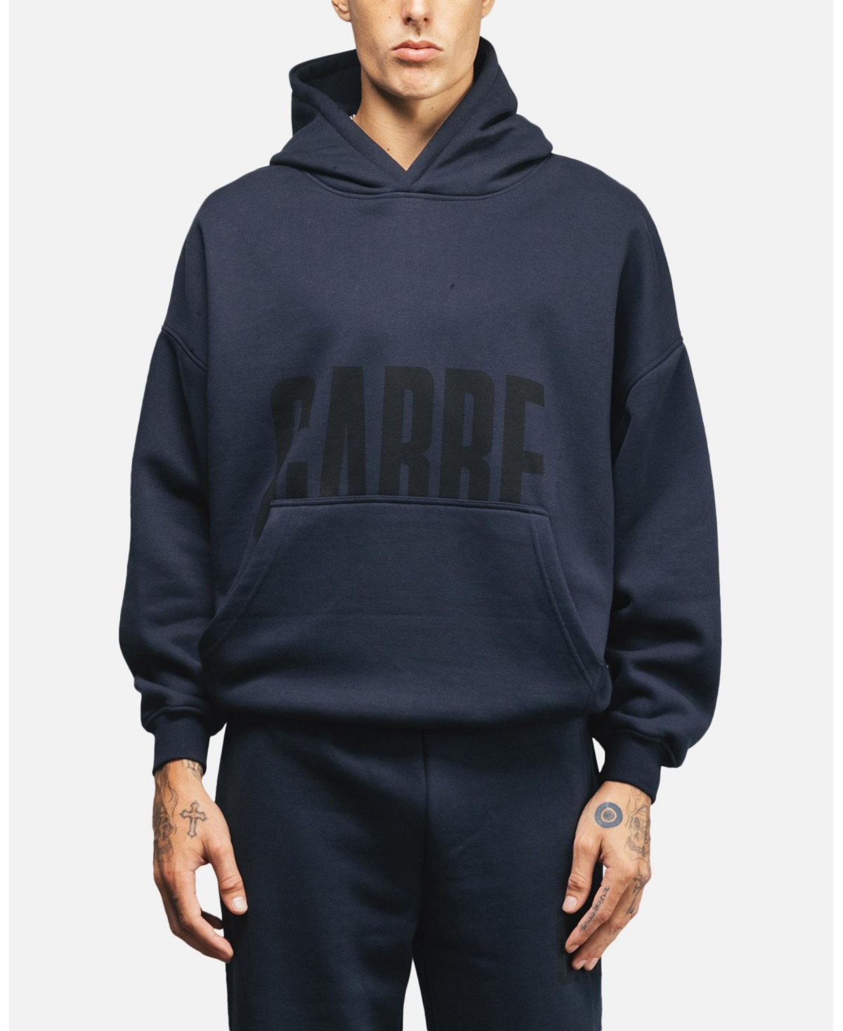 Men's Premium Essentials Hoodie - Steel/black