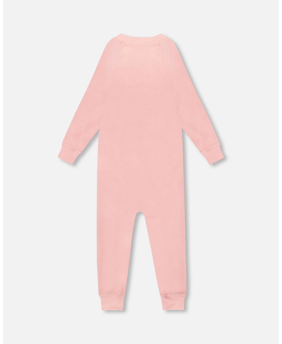 Deux par Baby Girl One-Piece Thermal Underwear Dusty Pink
