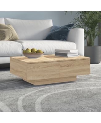 Coffee Table Sonoma Oak 35.4"x23.6"x12.2" Engineered Wood