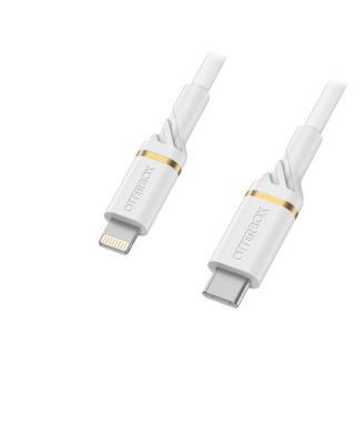 USB C PD Wall Charger 20W and USB C to Apple Lightning Cable 1m-White