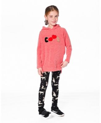Toddler Girls Printed Jersey Leggings Black with Dalmatians - Toddler|Child