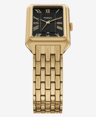 Women's Raquel Three-Hand Date Gold-Tone Stainless Steel Watch, 23mm