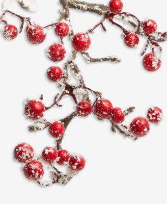 Nordic Wonderland Red Berry Pick Ornament, Macy's Exclusive