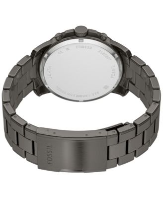 Men's Grant Chronograph Gunmetal Stainless Steel Watch, 44mm