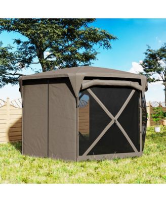 11ft Pop Up Gazebo Screen Tent with Removable Roof