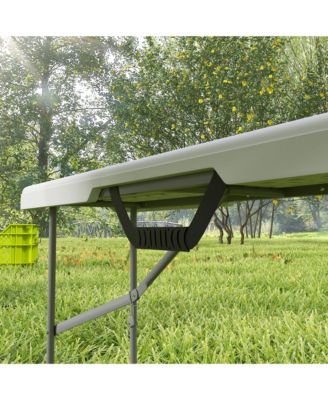 2 Pack 6 ft. Plastic Folding Benches,