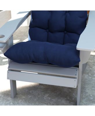 2 PCS Adirondack Cushions, Tufted High Back Patio Chair Cushions