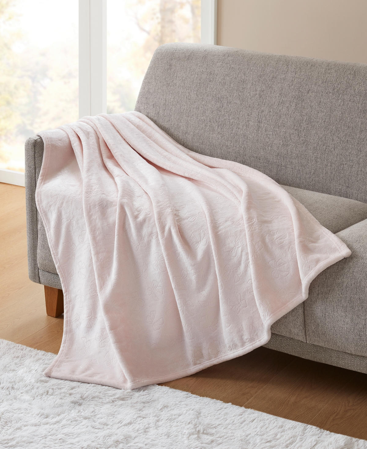 Premier Comfort Cozy Embossed Throw Blanket, 50" X 60" In Multi