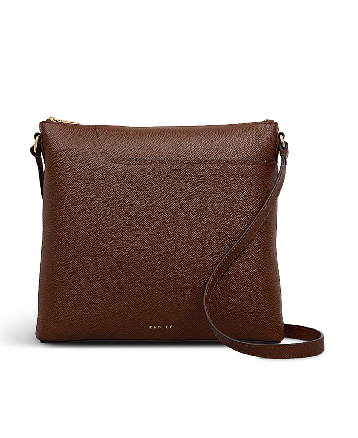 Radley London Pockets Texture Small Zip Top Crossbody Bag In Brown
