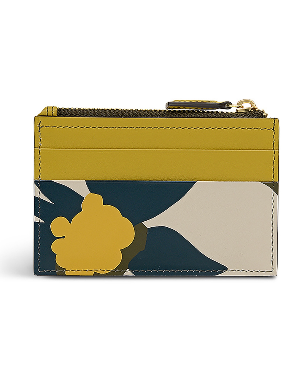 Radley London Perfect Poppies Mini Zip Top Coin Purse In Green