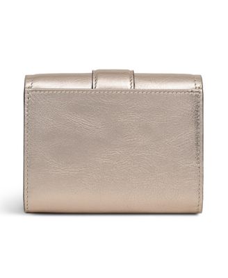 Sloane Mews Metallic Mini Flap Over Wallet
