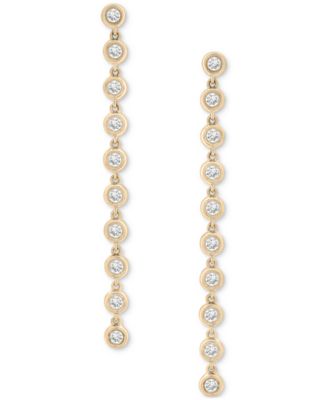 Wrapped in Love - Diamond Bezel Drop Earrings (1 ct. t.w.) in 14k Gold