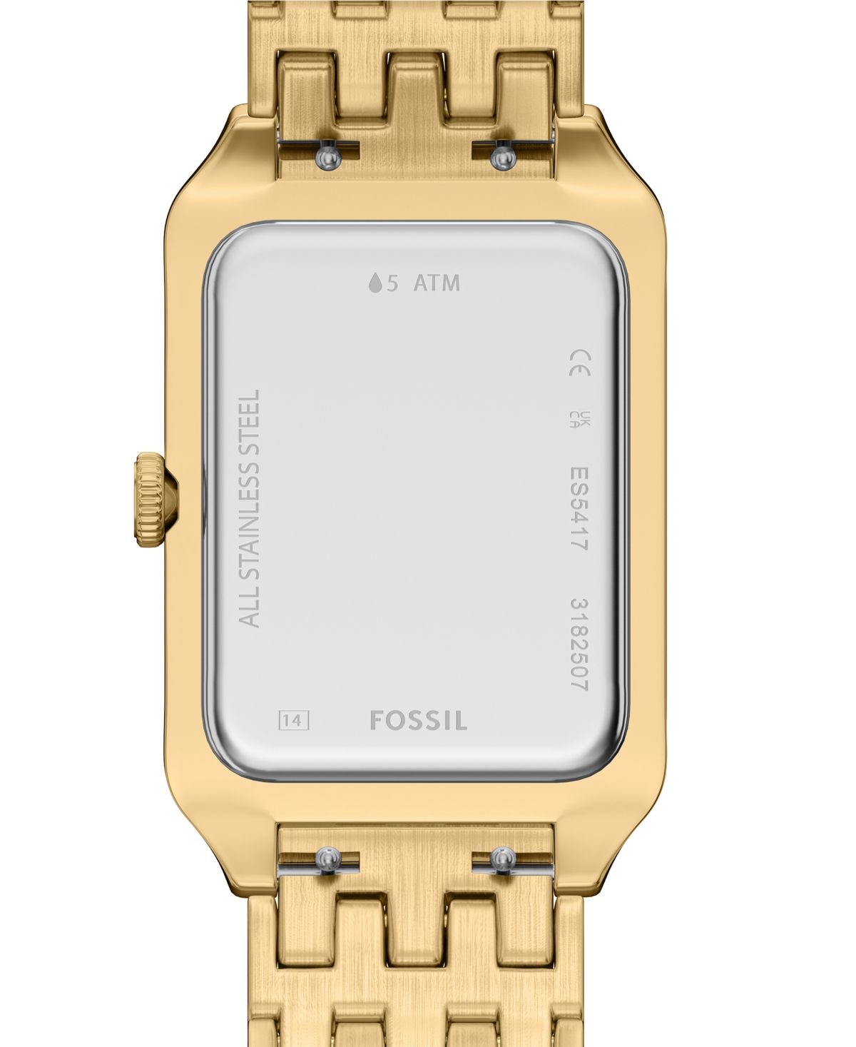Fossil Women's Raquel Three-hand Date Gold-tone Stainless Steel Watch, 26mm In Gold