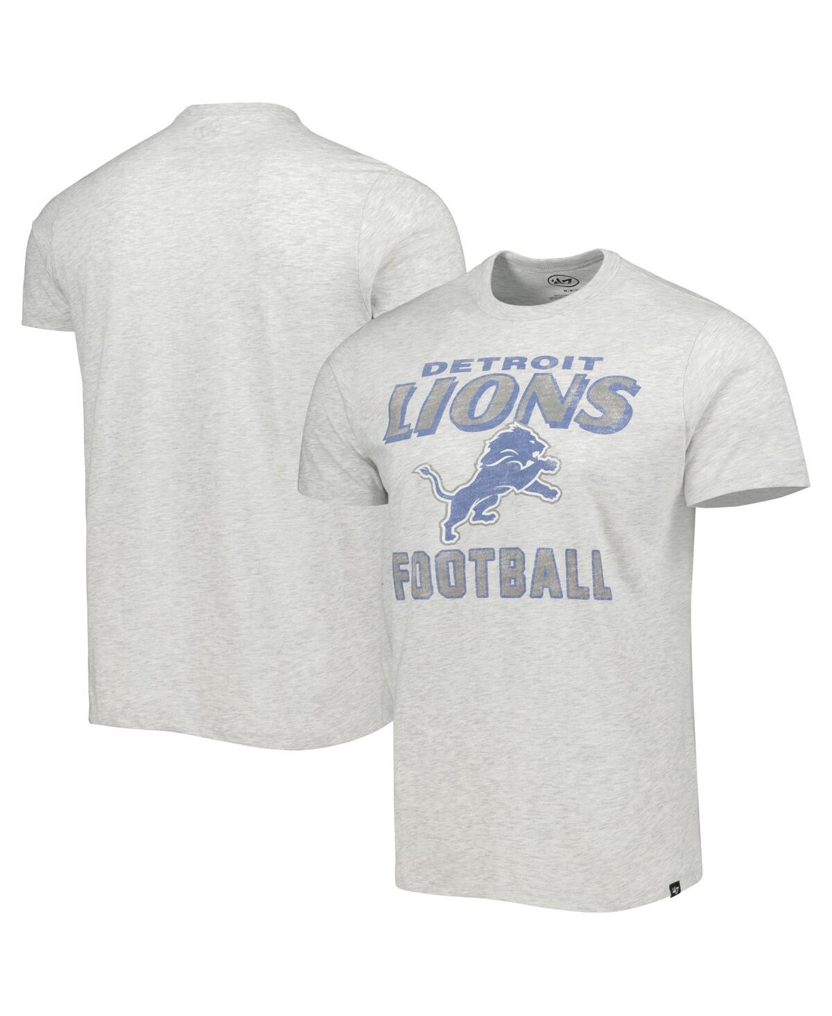 Men's Heathered Gray Detroit Lions Dozer Franklin Lightweight T-Shirt - Gray