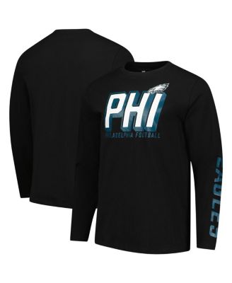 Fanatics - Men's Black Philadelphia Eagles Long Sleeve T-Shirt