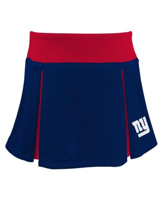 Girls Toddler 2-Piece Royal New York Giants Spirit Cheer Cheerleader Bloomers Set