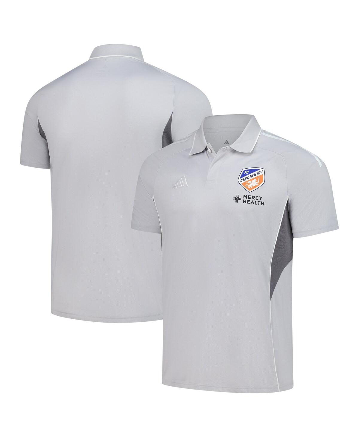 Men's Silver Fc Cincinnati 2025 Training Polo Shirt - Silver