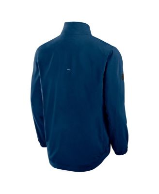 Men's Deep Sea Blue Seattle Kraken Authentic Pro Rink Coaches Full-Zip Jacket