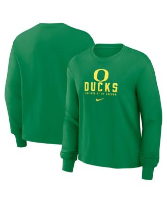 Nike - Women's Green Oregon Ducks Primetime University Boxy Long Sleeve T-Shirt