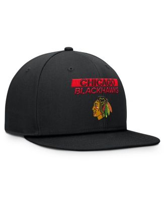 Men's Black Chicago Blackhawks Authentic Pro Prime Snapback Hat