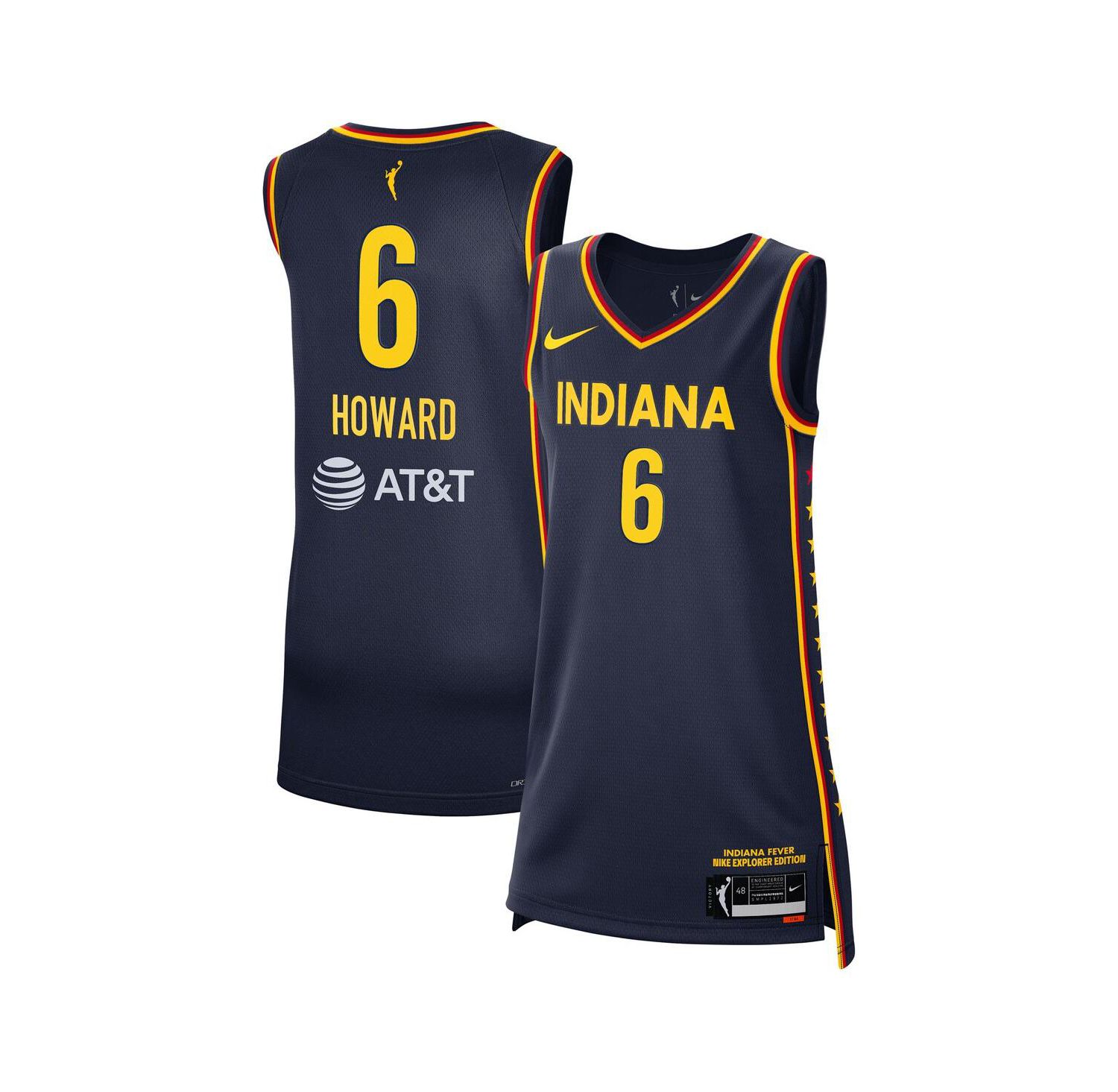Men's and Women's Natasha Howard Navy Indiana Fever Explorer Edition Victory Jersey