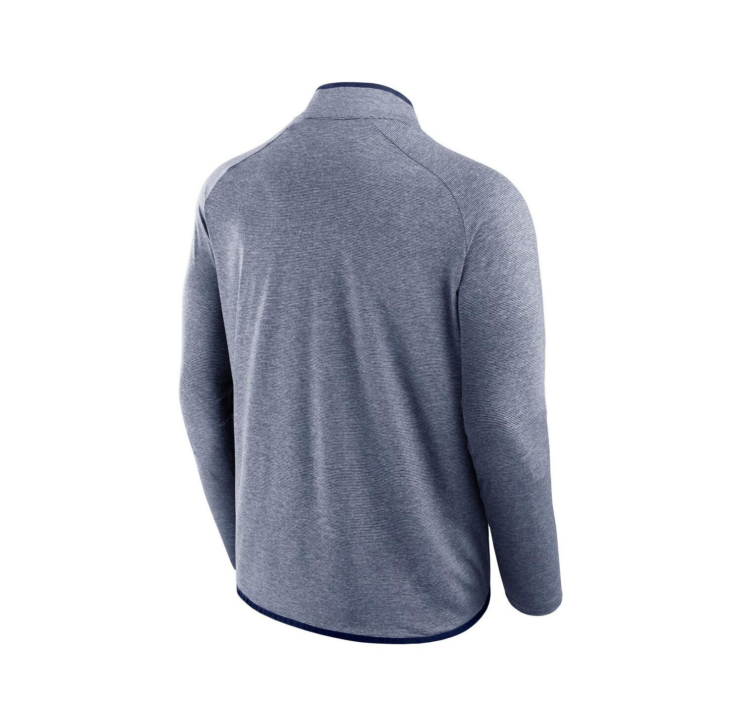 Men's Navy Penn State Nittany Lions Mock Neck Half-Zip Pullover Jacket