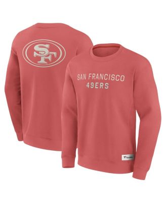 Fanatics - Men's Red San Francisco 49ers Elements Future Ground Lettering Pullover Sweatshirt