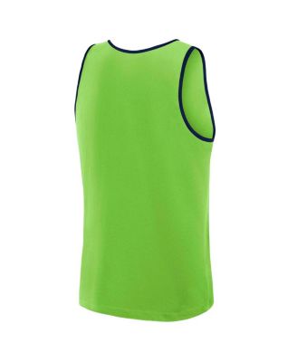 Men's Neon Green Seattle Seahawks Unmatched Success Tank Top