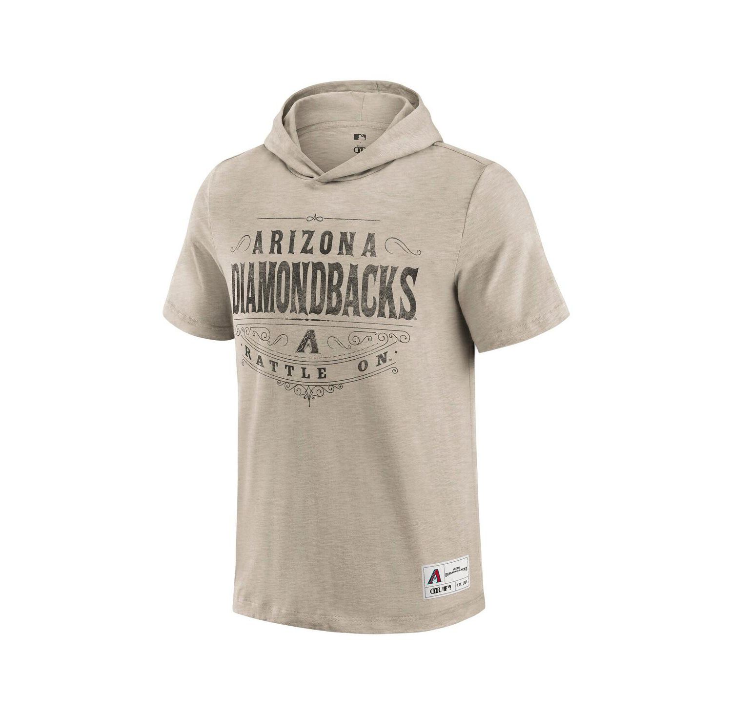 Men's Tan Arizona Diamondbacks Hooded T-Shirt