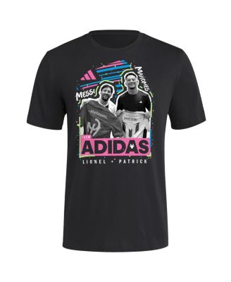 Men's Lionel Messi x Patrick Mahomes Black adidas Sport Jersey Swap T-Shirt
