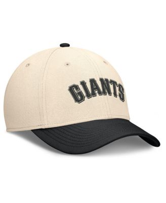 Men's Natural/Black San Francisco Giants Statement Rise Performance Flex Hat