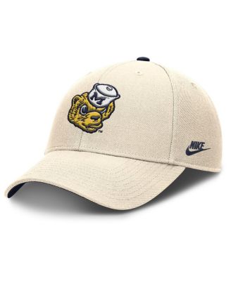 Nike - Men's Natural Michigan Wolverines Rise Legacy Adjustable Hat