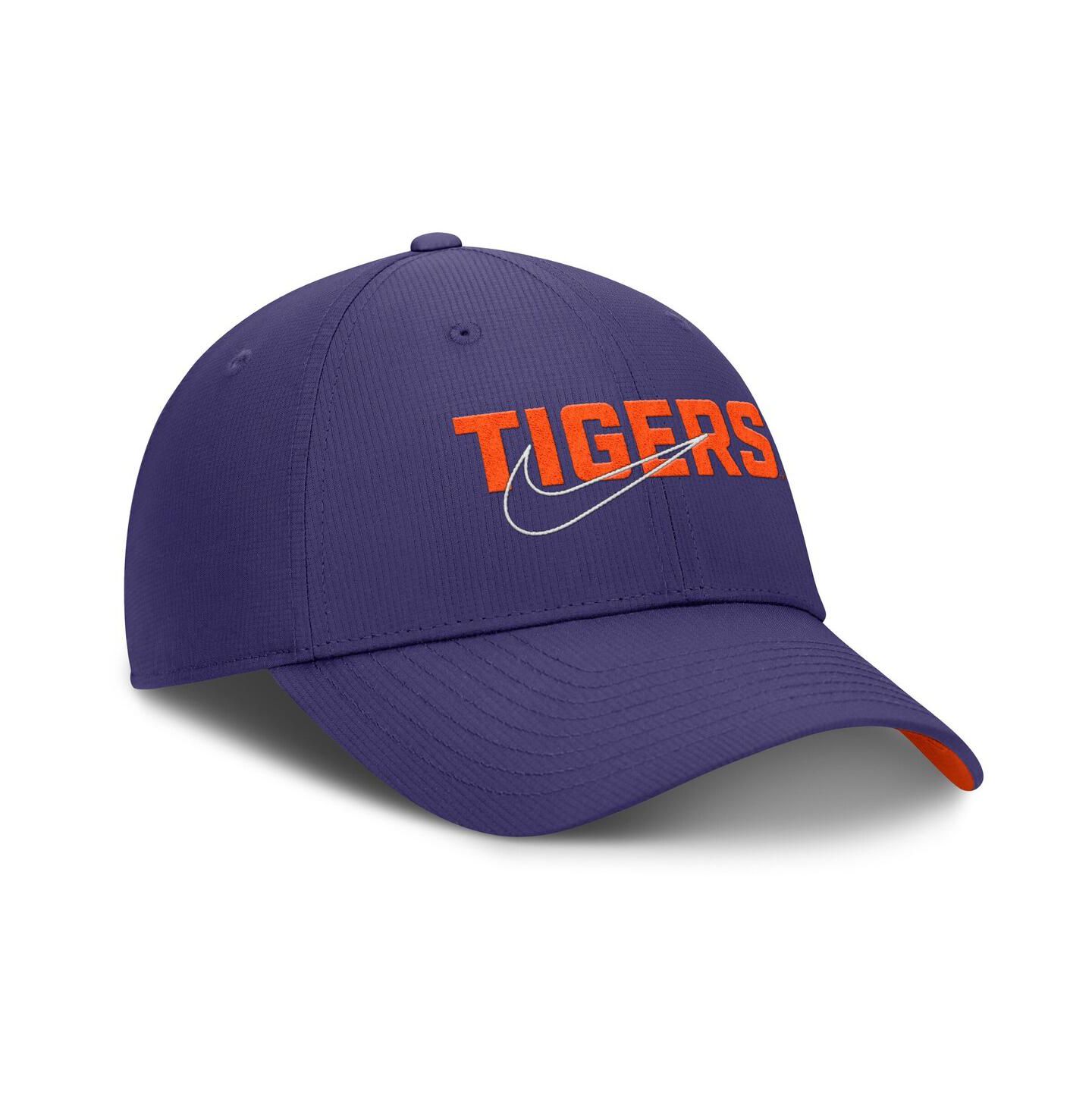 Мужская кепка Nike Purple Clemson Tigers Club Prep Performance Adjustable Hat — фото 3