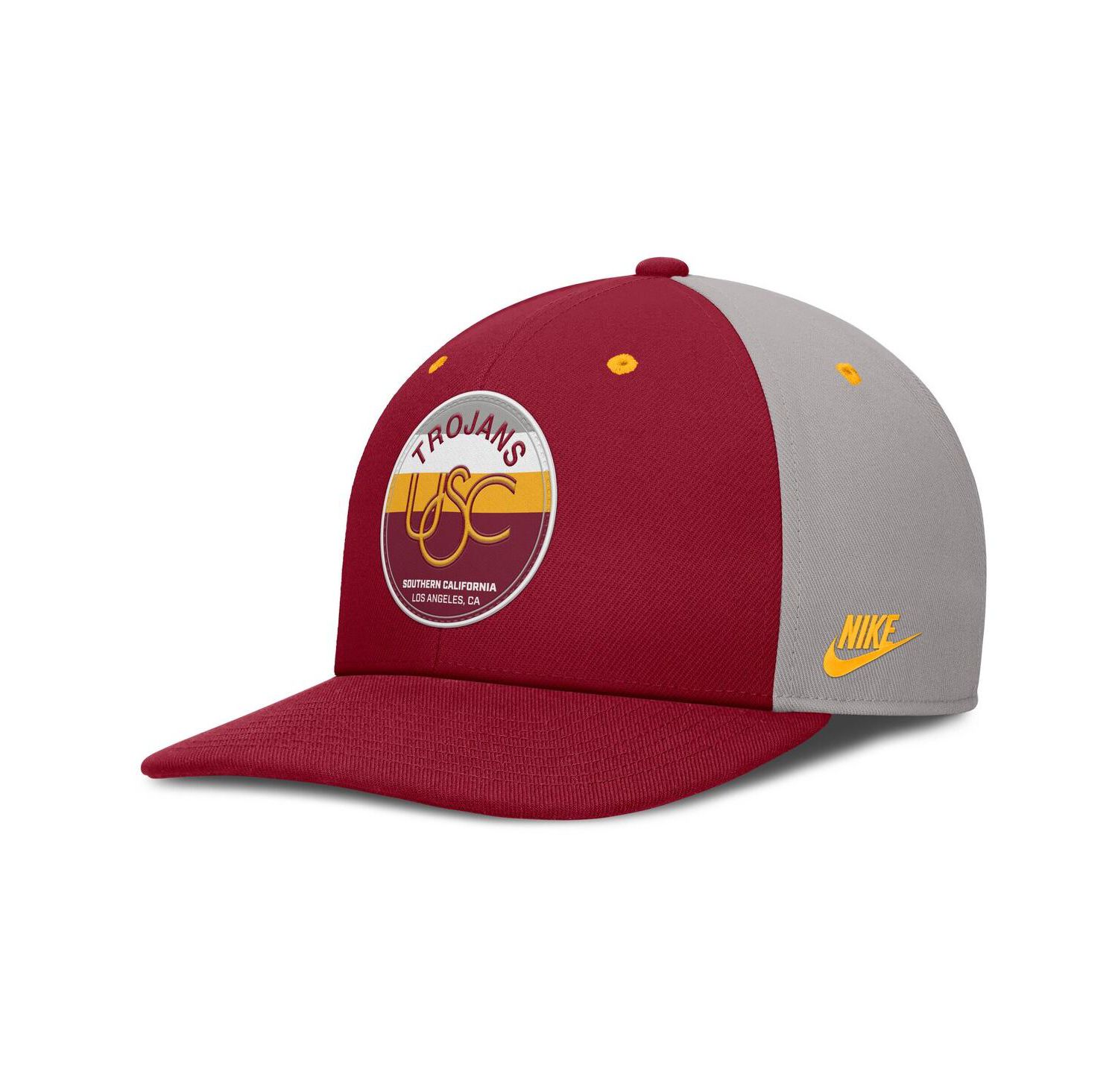 Men's Cardinal/Gray USC Trojans Prep Pro Performance Snapback Hat
