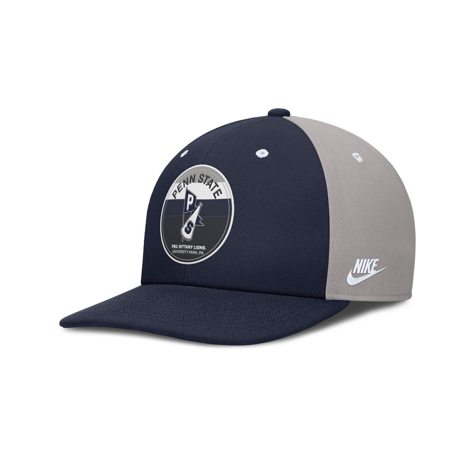 Men's Navy/Gray Penn State Nittany Lions Prep Pro Performance Snapback Hat