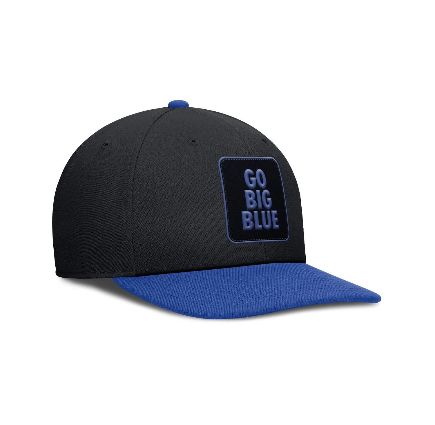 Men's Black/Royal Kentucky Wildcats 2025 Sideline Campus Pro Local Snapback Hat